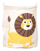 Cesto Multiuso Organizador De Brinquedos Leão 40X50 Cesto Multiuso Organizador De Brinquedos Leão 40X50