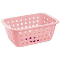 Cesto Multiuso Organizador Decorativo Rosa Cesto Multiuso Organizador Decorativo Rosa