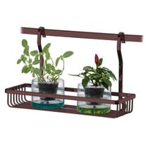 Cesto Multiuso Para Barra De Cozinha Aramado Decoração Vaso De Plantas Organizador Temperos Mantimentos Cesto Multiuso Para Barra De Cozinha Aramado Decoração Vaso De Plantas Organizador Temperos Mantimentos