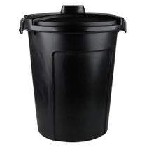 Cesto Multiuso Roupeiro com Tampa 60L 3UD Plastic 230 Preto Cesto Multiuso Roupeiro com Tampa 60L 3UD Plastic 230 Preto