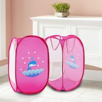 Cesto Multiuso Tamanho Grande Lifestyle Jacki Design Rosa Cesto Multiuso Tamanho Grande Lifestyle Jacki Design Rosa