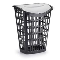 Cesto Multiuso Telado para Roupas Cozinha Lavanderia 40L