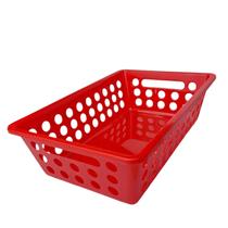 CESTO MULTIUSO VERMELHO 19x8x29CM CESTINHO CESTINHA VAZADA CT-02 CESTO MULTIUSO VERMELHO 19x8x29CM CESTINHO CESTINHA VAZADA CT-02