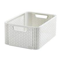 Cesto Organizador 18 Litros Style Curver Branco Keter