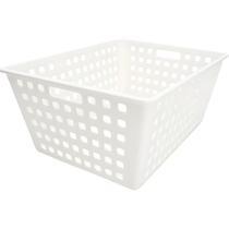 Cesto Organizador 38x28x18cm 13 Litros - BRANCO Cesto Organizador 38x28x18cm 13 Litros - BRANCO