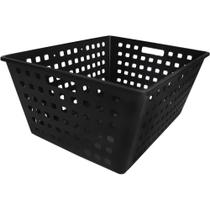 Cesto Organizador 38x28x18cm 13 Litros - PRETO Cesto Organizador 38x28x18cm 13 Litros - PRETO
