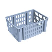 Cesto organizador 7,4l empilhavel elloplas 31x22x13cm -
