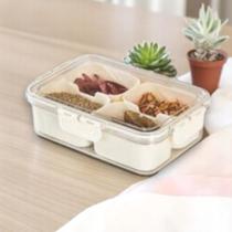 Cesto Organizador Alimento Cozinha Tampa Tupperware Plástico Divisórias Geladeira Fruta Marmita Casa Cesto Organizador Alimento Cozinha Tampa Tupperware Plástico Divisórias Geladeira Fruta Marmita Casa