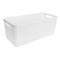 Cesto Organizador Alongado Grande Retangular Nitron New Home-VáriasCores