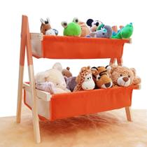 Cesto Organizador Brinquedos Montessori Infantil Laranja