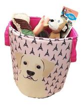 Cesto Organizador Brinquedos Pet Tam. M Labrador Cesto Organizador Brinquedos Pet Tam. M Labrador