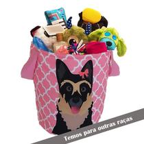 Cesto Organizador Brinquedos Pet Tam. M - Pastor Alemão Cesto Organizador Brinquedos Pet Tam. M - Pastor Alemão