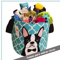 Cesto Organizador Brinquedos Pet Tam. P - Buldog Francês