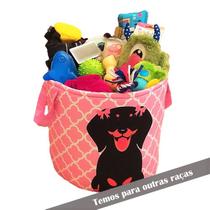 Cesto Organizador Brinquedos Pet Tam P Dachshund salsichinha Cesto Organizador Brinquedos Pet Tam P Dachshund salsichinha