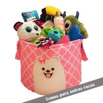 Cesto Organizador Brinquedos Pet Tam. P - Lulu Da Pomerânia
