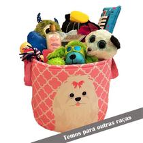 Cesto Organizador Brinquedos Pet Tam. P - Maltês