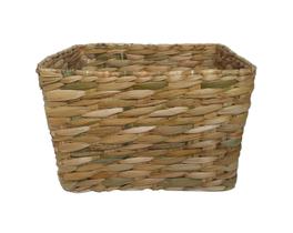 Cesto Organizador Cachipot Retangular Palha Taboa 26x21x18