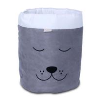 Cesto Organizador Cachorro Cinza Cesto Organizador Cachorro Cinza