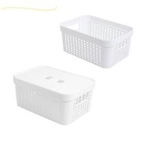 Cesto organizador caixa de organizar caixote organizacional empilhavel com tampa pequeno medio grande volume 4,5 Litros quatro L resistente Cesto organizador caixa de organizar caixote organizacional empilhavel com tampa pequeno medio grande volume 4,5 Litros quatro L resistente