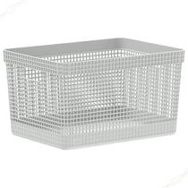 Cesto Organizador Caixa Grid Grande Roupas Brinquedos Diversos Multiuso 20Litros Cesto Organizador Caixa Grid Grande Roupas Brinquedos Diversos Multiuso 20Litros