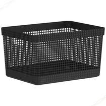 Cesto Organizador Caixa Grid Grande Roupas Brinquedos Diversos Multiuso 20Litros