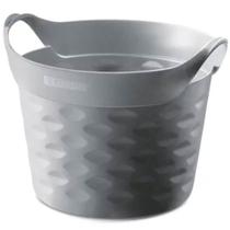 Cesto Organizador Circular Cinza 3 Litros - SR1803/2 - SANREMO Cesto Organizador Circular Cinza 3 Litros - SR1803/2 - SANREMO