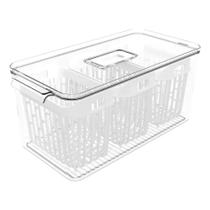 Cesto Organizador Com 3 Cestos 6L Cristal Dry - Brinox Cesto Organizador Com 3 Cestos 6L Cristal Dry - Brinox