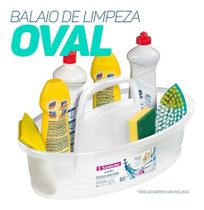 Cesto Organizador Com Alça Balaio De Produtos De Limpeza Versátil