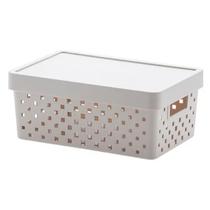 Cesto Organizador Com Tampa Quadratta Branco