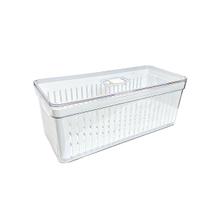 Cesto Organizador Cozinha Para Geladeira Armário Conservador De Alimentos Pratico 6,8L Transparente Cesto Organizador Cozinha Para Geladeira Armário Conservador De Alimentos Pratico 6,8L Transparente
