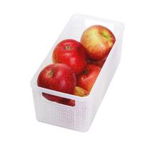 Cesto Organizador De Geladeira Armário 27,5 cm Rattan BPAFRE