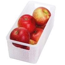 Cesto Organizador de Geladeira Caixa 1,5L Litros com Alça