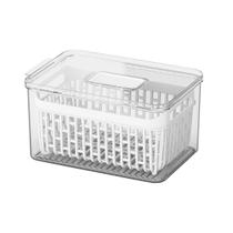 Cesto Organizador de Geladeira Dry Cristal 3,2L Branco 10195/3009 Coza