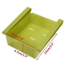 Cesto Organizador De Geladeira Multiuso Gaveta Retrátil