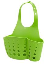 Cesto Organizador de Pia de Silicone Multiuso com Alça Regulável 19,5x15x4,5cm