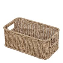 Cesto Organizador de Rattan Sintético 29X16X12CM