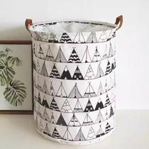 Cesto Organizador De roupas Multiuso Dobrável Impermeável, Compacto Resistente, alça material sintético banheiro lavanderia guarda brinquedos Cesto Organizador De roupas Multiuso Dobrável Impermeável, Compacto Resistente, alça material sintético banheiro lavanderia guarda brinquedos