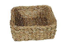 Cesto Organizador De Seagrass Quadrado Aimore Jolitex Mek