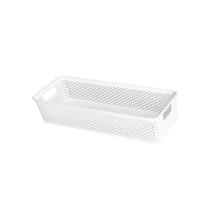 Cesto Organizador Decorativo Multiuso 20x9x8 CM Branco