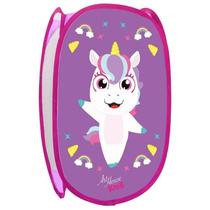 Cesto organizador dobrável multiuso Unicórnio Nina 31x31x50