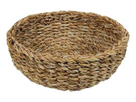 Cesto Organizador Em Fibra Natural Grande Para Sala E Escritório