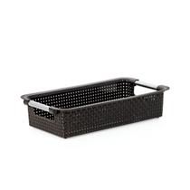 Cesto Organizador em Rattan Marrom 02 Cesto Organizador em Rattan Marrom 02