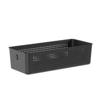 Cesto Organizador Empilhável Multiuso Flow Bege 34x15x9cm Ou