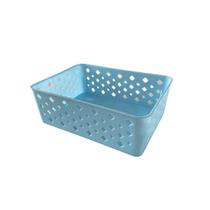 Cesto Organizador Empilhável Multiuso Gaveta Armário 19x14x6