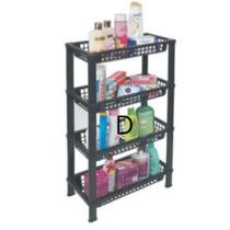 Cesto Organizador Estante Prateleira Multiuso 4 Andares