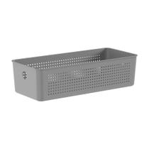Cesto Organizador Flow 4,5 Litros - Chumbo - Ou Cesto Organizador Flow 4,5 Litros - Chumbo - Ou