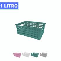 Cesto Organizador Gaveta Armário Trama Rattan Multiuso 19x7 Cesto Organizador Gaveta Armário Trama Rattan Multiuso 19x7