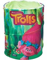 Cesto Organizador Guarda Brinquedos Porta Objetos Trolls