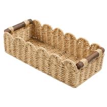 Cesto organizador HOSROOME 36 x 16 x 10 cm de vime Cesto organizador HOSROOME 36 x 16 x 10 cm de vime