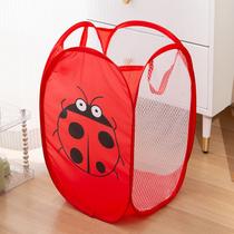 Cesto Organizador Infantil Dobrável 42x35cm Multiuso Brinquedo Roupas Tela Nylon com Alças Para Transporte Cesto Organizador Infantil Dobrável 42x35cm Multiuso Brinquedo Roupas Tela Nylon com Alças Para Transporte